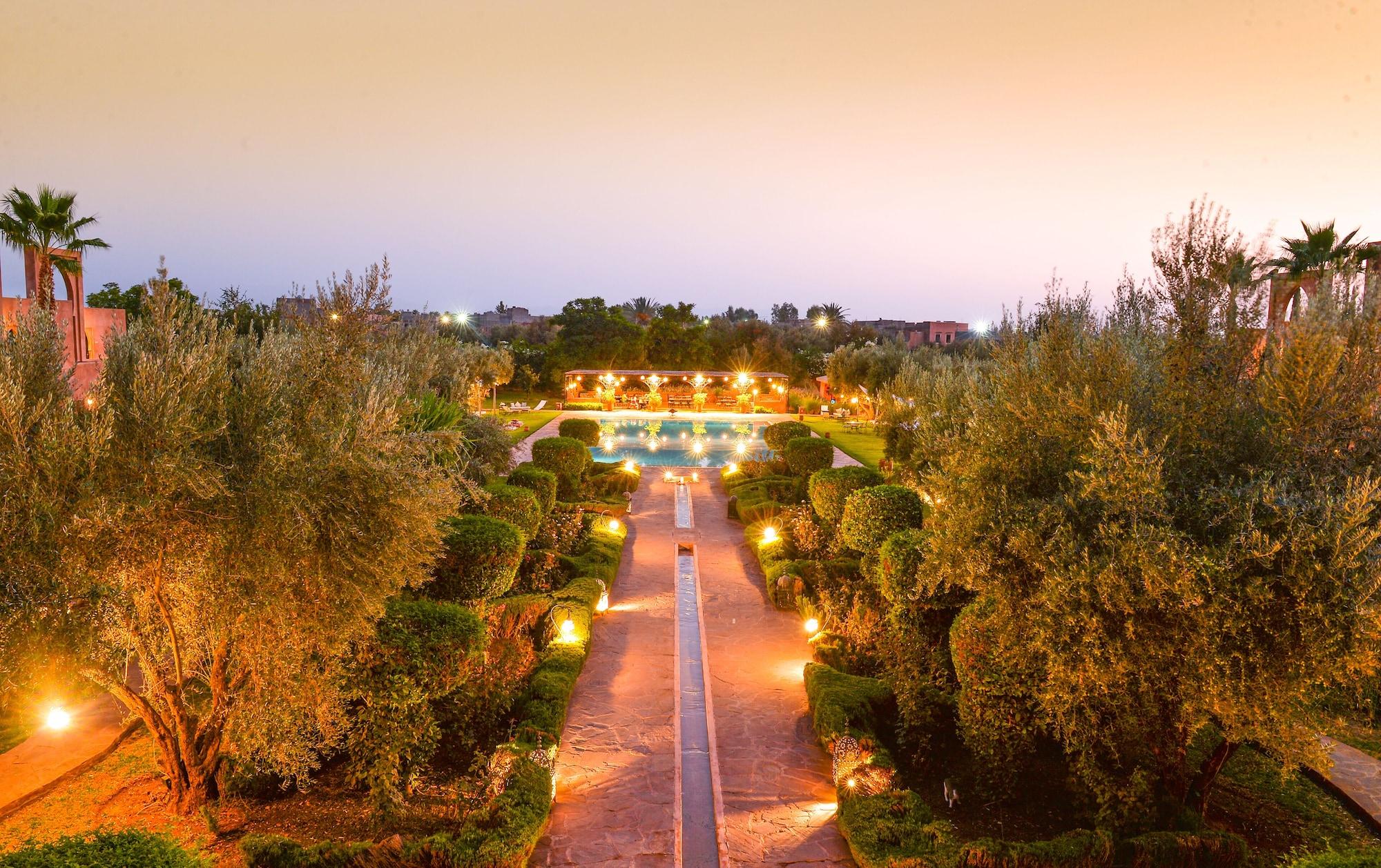 Les Jardins De Zyriab Panzió Aït Hamid Kültér fotó